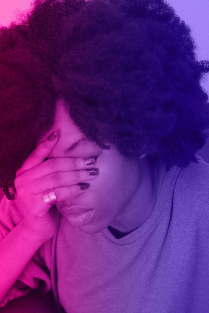 woman sexually frustrated by cerebral partner denying sex